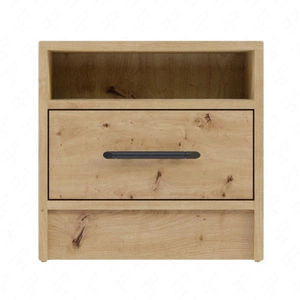 Szafka nocna z szufladą Caspe dąb artisan to funkcjonalny mebel w ponadczasowym designie idealna szafka nocna do sypialni