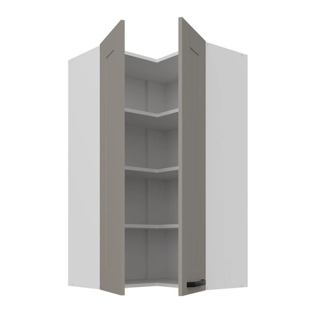 Szafka kuchenna narożna wisząca Ponza 60x60 GN-108 2F szafka odporna na parę wodną wysoką temperaturę i rozlaną ciecz