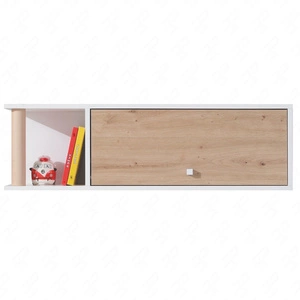 Półka wisząca z drzwiami Beja 100 cm biała / dąb artisan nowoczesny design mebla wysoka jakość obrzeża półki wykończone specjalną okleiną