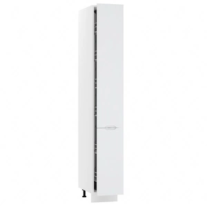 Słupek kuchenny cargo Zova D30 CARGO MAXI biały / jasny szary funkcjonalny kosz cargo odporna na uszkodzenia frezowane uchwyty