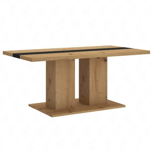 Stolik kawowy Salem dąb artisan / czarny nowoczesny design mebla blat odporny na rozlanie cieczy