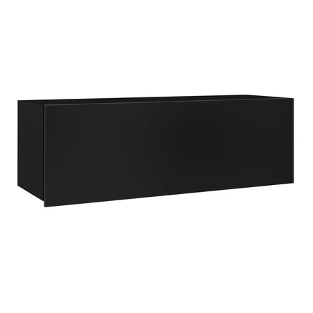 Meblościanka Apulia VI czarny połysk wyjątkowo stylowa meblościanka proste bryły wpisujące się w każde wnętrze