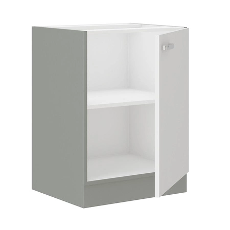 Szafka kuchenna stojąca z półką Bianka 60 D 1F BB szafka odporna na parę wodną wysoką temperaturę i rozlaną ciecz