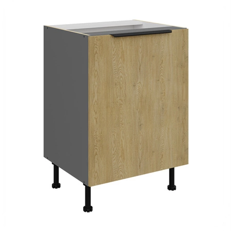 Zestaw mebli kuchennych Corsico 180 cm eleganckie szafki kuchenne o modnej i naturalnej kolorystyce idealny zestaw do małej kuchni