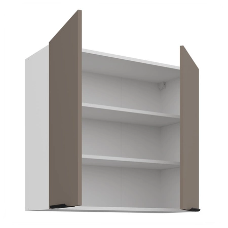 Szafka kuchenna wisząca Fiuggi Wh 80 G-72 2F szafka kuchenna odporna na uszkodzenia wykończenie frontów w technologii anti fingerprint