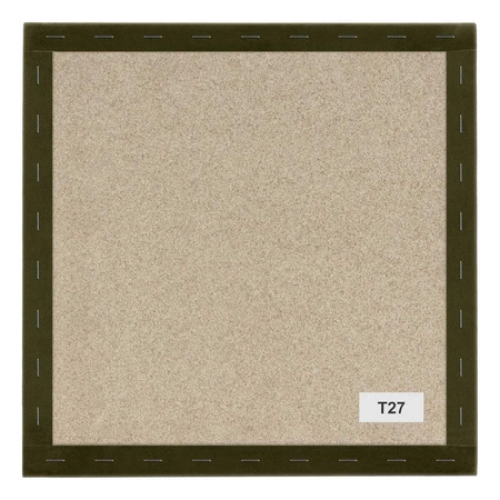 Panel tapicerowany Quadra 50x50 cm oliwkowy stylowy panel ścienny kwadrat welurowa tkanina modne wykończenie każdej aranżacji