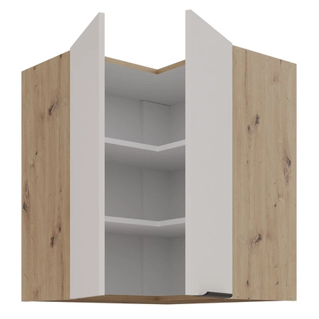 Szafka kuchenna narożna wisząca Soela 60x60 GN-72 2F metalowy uchwyt krawędziowy szafka odporna na działanie wilgoci i uszkodzenia