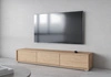 Szafka RTV Frida 180 cm dąb olejowany z możliwością powieszenia nowoczesny design szafki pod telewizor bezuchwytowe fronty