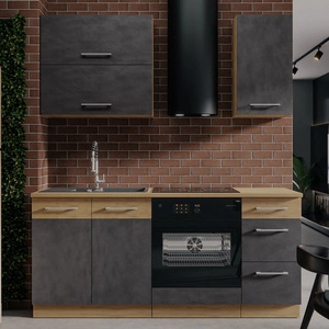 Zestaw mebli kuchennych Valico 180 cm szafki doskonale prezentują się we wnętrzach klasycznych oraz nowoczesnych