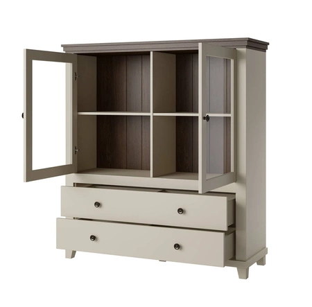 Zestaw mebli do salonu Evora beżowy / dąb dunin zachwyci miłośników wyrazistych wnętrz atrakcyjny wygląd oraz funkcjonalność