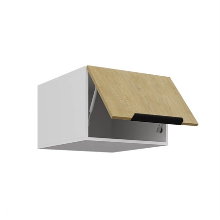 Szafka wisząca Cremona 50 NAGU-36 1F metalowy uchwyt krawędziowy szafka kuchenna odporna na parę wodną i wysoką temperaturę