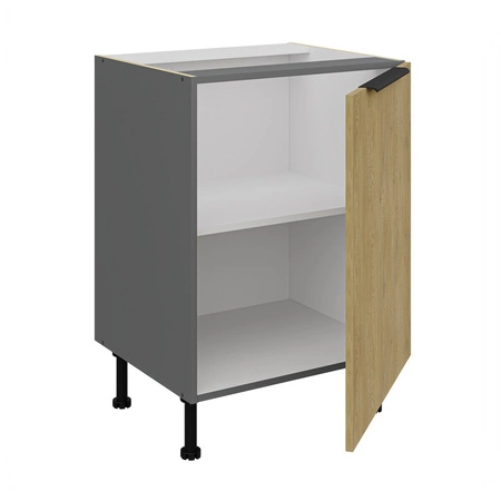 Zestaw mebli kuchennych Corsico 180 cm eleganckie szafki kuchenne o modnej i naturalnej kolorystyce idealny zestaw do małej kuchni