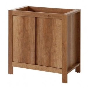 Szafka pod umywalkę Classic 80 cm dąb romański klasyczny design szafki osadzonej na stabilnej podstawie odporna na działanie wilgoci