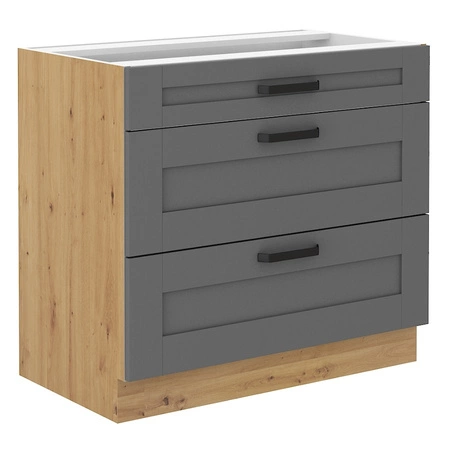 Zestaw mebli kuchennych narożny Asti 210x350 cm idealny do wnętrz w stylu klasycznym i nowoczesnym