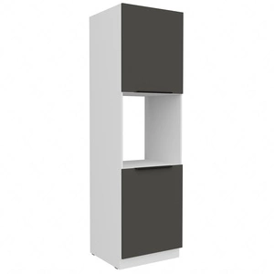 Słupek kuchenny Aversa Wh 60 DP-210 2F szafka do zabudowy piekarnika fronty wykonane w innowacyjnej technologii anti fingerprint