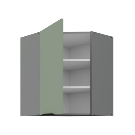 Szafka kuchenna narożna wisząca Treviso Ant 60x60 GN-72 1F odporna na uszkodzenia wykończenie frontów w technologii anti fingerprint