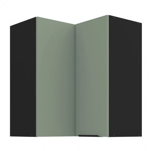 Szafka kuchenna narożna wisząca Treviso Bl 60x60 GN-72 2F odporna na uszkodzenia wykończenie frontów w technologii anti fingerprint