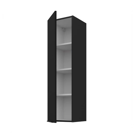 Szafka kuchenna wisząca Black 30 G-108 1F metalowy uchwyt krawędziowy szafka odporna na działanie wilgoci i uszkodzenia