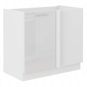 Szafka kuchenna narożna dostawiana Lumia 105 ND 1F BB prawa szafka odporna na parę wodną rozlaną ciecz i wysoką temperaturę