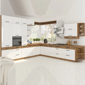 Zestaw mebli kuchennych narożny Vento 330x340 cm idealny do wnętrz w stylu klasycznym i nowoczesnym