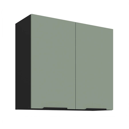 Szafka kuchenna wisząca Treviso Bl 80 G-72 2F szafka kuchenna odporna na uszkodzenia wykończenie frontów w technologii anti fingerprint