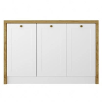 dąb artisan / biały