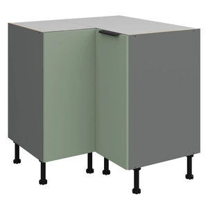 Szafka kuchenna narożna Treviso Ant 90x90 DN 2F BB szafka odporna na uszkodzenia wykończenie frontów w technologii anti fingerprint