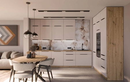 Szafka wisząca Soela 40 NAGU-36 1F metalowy uchwyt krawędziowy szafka kuchenna odporna na parę wodną wysoką temperaturę i rozlaną ciecz