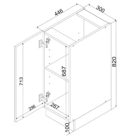 Wyspa kuchenna z szufladami Mina 97 cm dąb złoty / czarny funkcjonalny i stylowy mebel do kuchni odporny na działanie wilgoci