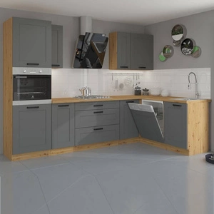 Zestaw mebli kuchennych narożny Asti 285x170 cm idealny do wnętrz w stylu nowoczesnym i klasycznym