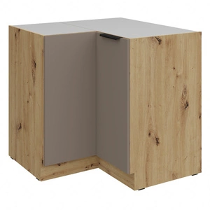 Szafka kuchenna narożna Fiuggi Ar 90x90 DN 2F BB szafka odporna na uszkodzenia wykończenie frontów w technologii anti fingerprint