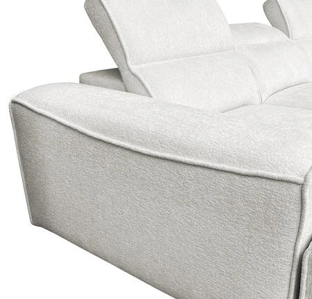 Narożnik z funkcją spania Viano IX zielony prawostronny stylowy narożnik z pojemnikami na pościel idealny mebel do dużego salonu