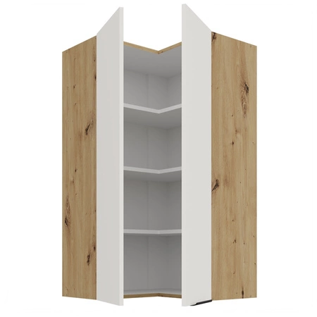 Szafka kuchenna narożna wisząca Corato Ar 60x60 GN-108 2F odporna na uszkodzenia wykończenie frontów w technologii anti fingerprint