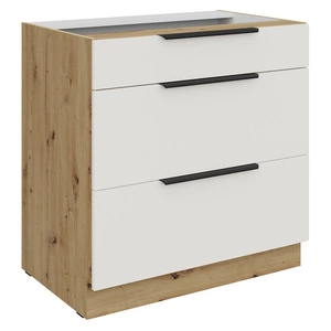 Szafka kuchenna stojąca z szufladami Corato Ar 80 D 3S BB odporna na uszkodzenia wykończenie frontów w technologii anti fingerprint