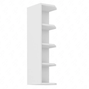 Szafka kuchenna wisząca zakończenie z półkami 30 G-90 ZAK biała szafka odporna na parę wodną i wysoką temperaturę