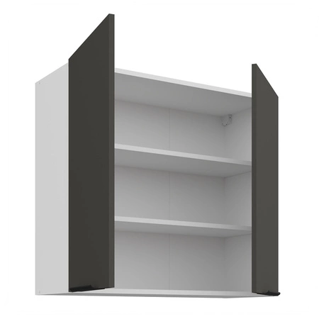 Szafka kuchenna wisząca Aversa Wh 80 G-72 2F szafka kuchenna odporna na uszkodzenia wykończenie frontów w technologii anti fingerprint