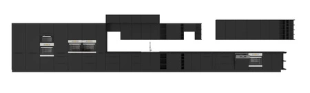 Front do zmywarki Black ZM 713x596 odporny na parę wodną wysoką temperaturę i rozlaną ciecz