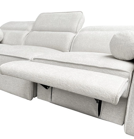 Narożnik z funkcją spania Viano III Lux patynowy prawostronny nowoczesny narożnik do salonu z wysuwanym podnóżkiem pojemnik na pościel