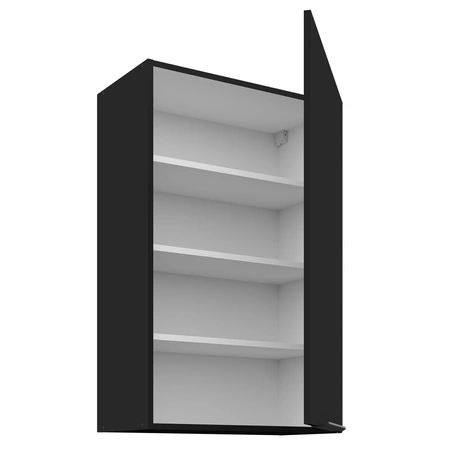 Szafka kuchenna wisząca Black 60 G-90 1F metalowy uchwyt krawędziowy szafka odporna na działanie wilgoci i uszkodzenia