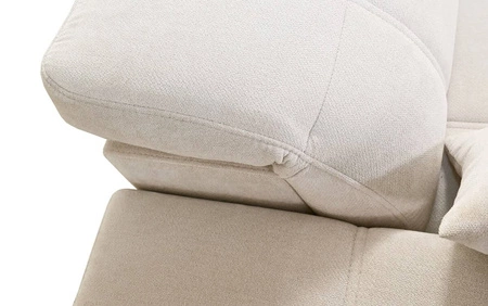 Narożnik z funkcją spania Penejos II szary lewostronny komfort podczas codziennego wypoczynku narożnik z pojemnikiem na pościel