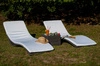 Leżaki ogrodowe Successo szare unikalna i oryginalna stylistyka zestaw leżaków ze stolikiem wykonanie z wytrzymałego technorattanu
