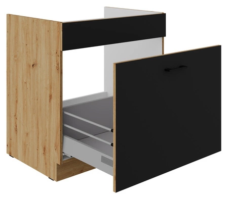 Szafka kuchenna pod zlewozmywak z szufladą Monza 80 ZL 1S BB szafka odporna na parę wodną wysoką temperaturę i rozlaną ciecz