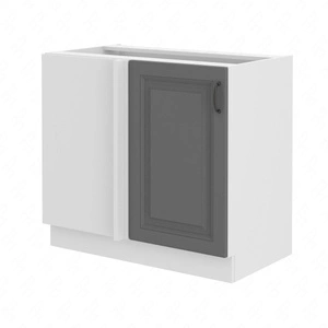 Szafka kuchenna narożna dostawiana Tilos 105 ND 1F BB lewa szafka odporna na parę wodną wysoką temperaturę i rozlaną ciecz