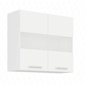 Szafka kuchenna z witryną wisząca EkoWhite 80 GS-72 2F szafka odporna na parę wodną wysoką temperaturę i rozlaną ciecz