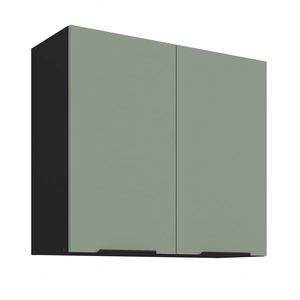 Szafka kuchenna wisząca Treviso Bl 80 G-72 2F szafka kuchenna odporna na uszkodzenia wykończenie frontów w technologii anti fingerprint