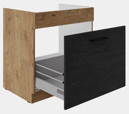 Szafka kuchenna pod zlewozmywak Vanimo 80 ZL 1S BB szafka odporna na parę wodną wysoką temperaturę i rozlaną ciecz