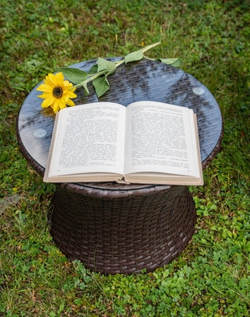 Stolik ogrodowy Modico brązowy nowoczesne wzornictwo stylowy design technorattanowy stolik o niewielkich wymiarach idealny na balkon