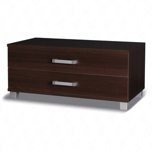 Szafka RTV Maximus 100 cm kasztan wenge z 2 szufladami nowoczesny design oraz szuflady na prowadnicach rolkowych