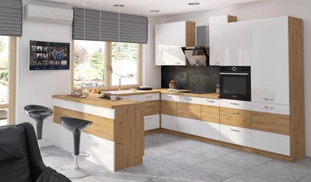 Szafka kuchenna narożna wisząca Alpine 60x60 GN-72 2F szafka odporna na parę wodną rozlaną ciecz i wysoką temperaturę