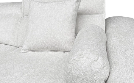 Narożnik z funkcją spania Viano II kremowy lewostronny designerski narożnik rozkładany idealnie wpisujący się w nowoczesne aranżacje